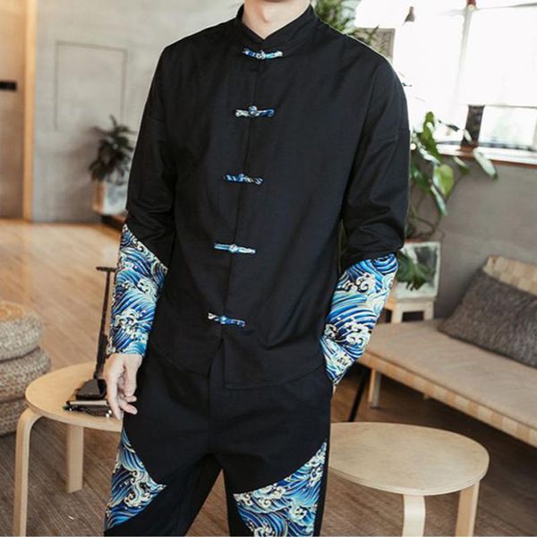 м-5xl плюс размер волны printed длинные рукава рубашки vintage мужской традиционный китайский стиль casual китайский мундир топы xxxxxl, Red
м-5xl плюс размер волны printed длинные рукава рубашки vintage мужской традиционный китайский стиль casual китайский мундир топы xxxxxl, Red