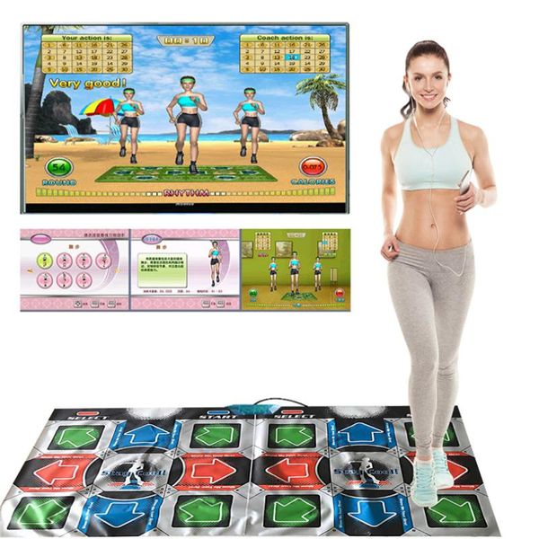double/single dance mats non-slip dancers step pads sense game yoga game blanket machine tv interface fitness 3d running pad j60
double/single dance mats non-slip dancers step pads sense game yoga game blanket machine tv interface fitness 3d running pad j60