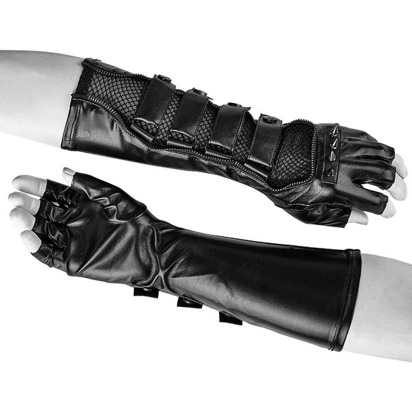 мода готические pu подлинной punk rock long winter fingerless повседневный tactical черные кожаные перчатки, Blue;gray
мода готические pu подлинной punk rock long winter fingerless повседневный tactical черные кожаные перчатки, Blue;gray