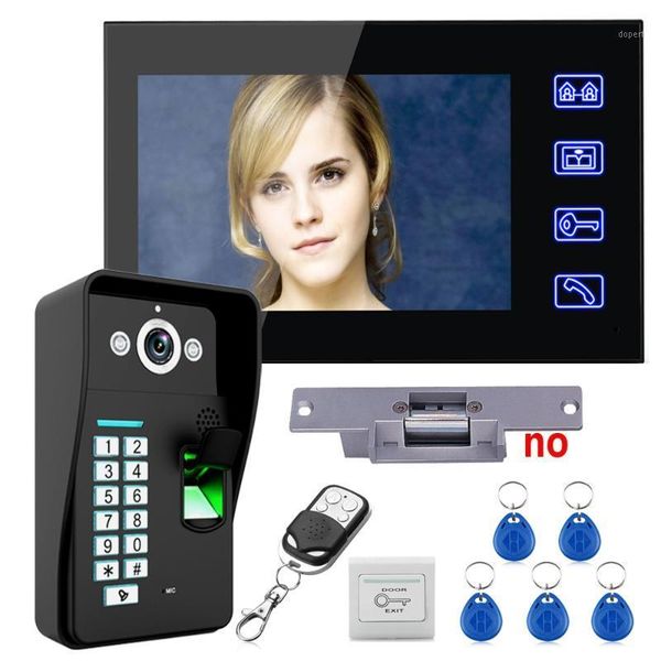 7" lcd fingerprint recognition video door phone intercom system kit + electric strike lock+ wireless remote control unlock1
7" lcd fingerprint recognition video door phone intercom system kit + electric strike lock+ wireless remote control unlock1