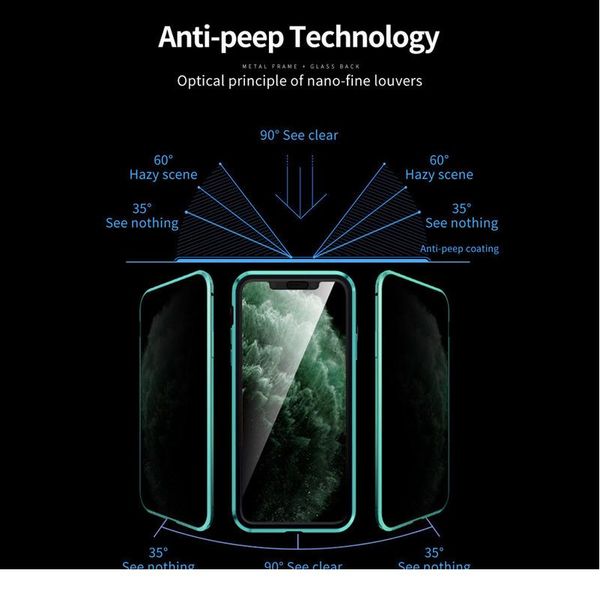 2020 new anti peep magnetic phone case for iphone 11 12 pro max double sided glass metal adsorption privacy case fo wmtygx
2020 new anti peep magnetic phone case for iphone 11 12 pro max double sided glass metal adsorption privacy case fo wmtygx