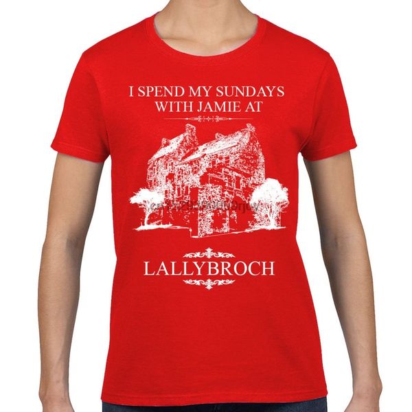 sport outlander sundays at lallybroch womens t shirt