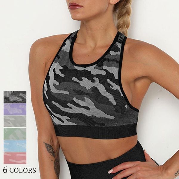 gym clothing 6 color camo sports bras seamless hollow out backless fitness shockproof corset gathers yoga styling brallete1, White;black
gym clothing 6 color camo sports bras seamless hollow out backless fitness shockproof corset gathers yoga styling brallete1, White;black