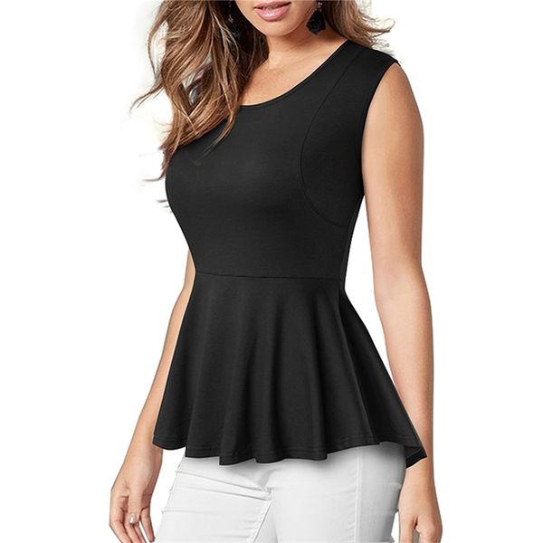 cool summer sleeveless solid color casual fashion slim ruffle tees et041 t200614, White
cool summer sleeveless solid color casual fashion slim ruffle tees et041 t200614, White