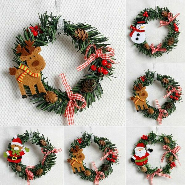 christmas wreath door santa/bear/snowman/fawn wall hanging garland ornament home holiday decoration1
christmas wreath door santa/bear/snowman/fawn wall hanging garland ornament home holiday decoration1