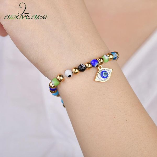 charm bracelets nextvance fashion virgin mary hamsa hand evil eye bangles lady jewelry beads for female friend, Golden;silver
charm bracelets nextvance fashion virgin mary hamsa hand evil eye bangles lady jewelry beads for female friend, Golden;silver
