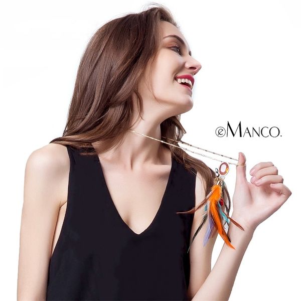 emanco wholesale women's vintage feather necklace bohemian chain long necklaces suspension pendants selling jewelry y200323, Silver
emanco wholesale women's vintage feather necklace bohemian chain long necklaces suspension pendants selling jewelry y200323, Silver