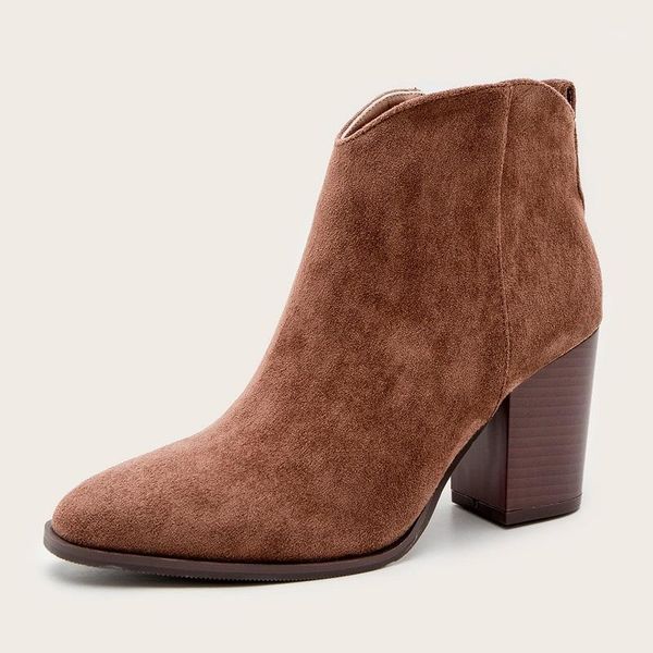 women high heels ankle boots autumn winter flock leather ladies shoes platform vintage female boots botas mujer chaussure femme1, Black
women high heels ankle boots autumn winter flock leather ladies shoes platform vintage female boots botas mujer chaussure femme1, Black