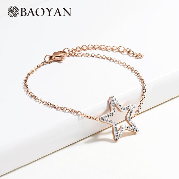 baoyan stainless steel chain bracelet bohemian hollow lucky star charm bracelet vintage rhinestone star bracelets for women 2020, Black
baoyan stainless steel chain bracelet bohemian hollow lucky star charm bracelet vintage rhinestone star bracelets for women 2020, Black