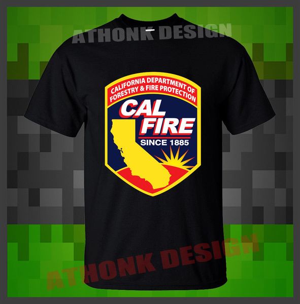 new cal fire california firefighter fire department t-shirt sport hooded sweatshirt hoodie