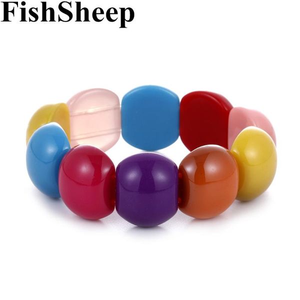 fishsheep bohemian stretched chunky resin beaded charm bracelets bangles for women large elastic colorful beads cuff bracelets, Black
fishsheep bohemian stretched chunky resin beaded charm bracelets bangles for women large elastic colorful beads cuff bracelets, Black