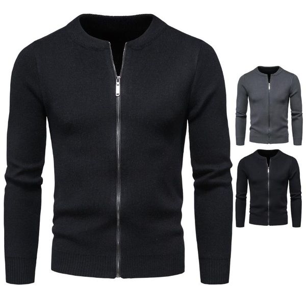 autumn winter men;s wool sweater zipper solid o-neck stretchy soft thick warm casual fashion male cardigan, White;black
autumn winter men;s wool sweater zipper solid o-neck stretchy soft thick warm casual fashion male cardigan, White;black