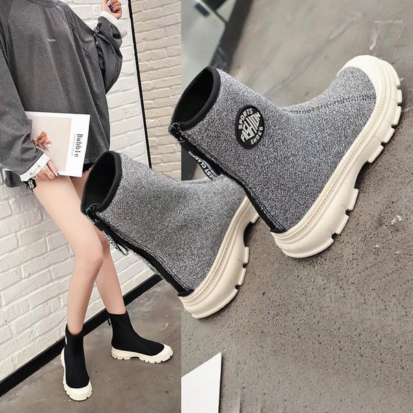 net red explosion thin slim boots fashion wild flat shoes autumn comfortable boots women spring and autumn single1, Black
net red explosion thin slim boots fashion wild flat shoes autumn comfortable boots women spring and autumn single1, Black