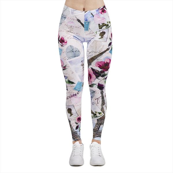 women legging from paris with love printing leggins slim high elasticity legins popular fitness leggings female pants, Black
women legging from paris with love printing leggins slim high elasticity legins popular fitness leggings female pants, Black