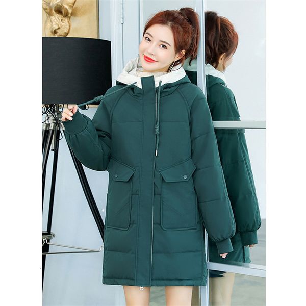 2021 new female winter coat released white green m-3xl plus size with hoodie cotton jackets new korean fashion long sleeve parkas r1q3, Black
2021 new female winter coat released white green m-3xl plus size with hoodie cotton jackets new korean fashion long sleeve parkas r1q3, Black