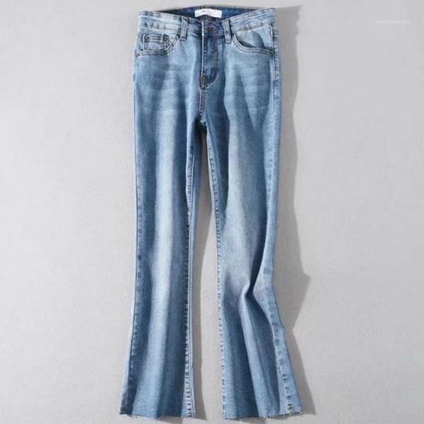 women's jeans 2021 spring autumn plus size fashion high waist ankle length skinny flare women stretch jeans1, Blue
women's jeans 2021 spring autumn plus size fashion high waist ankle length skinny flare women stretch jeans1, Blue