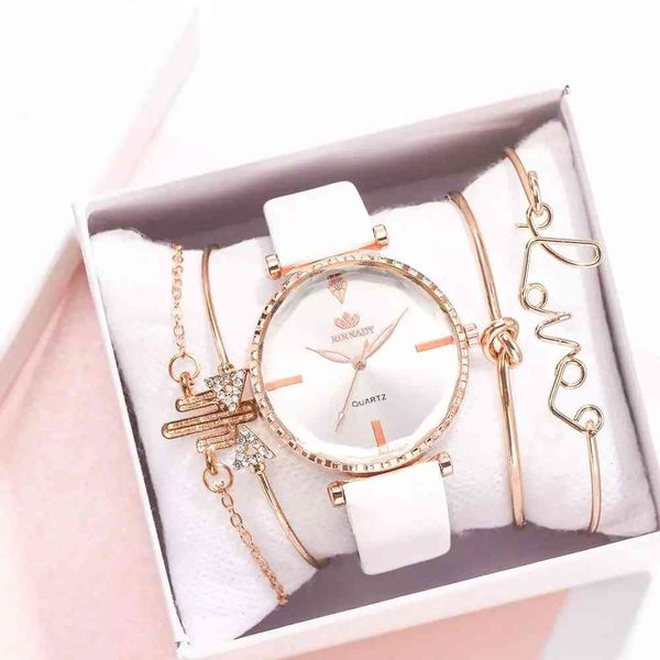5pcs set style fashion women's watch luxury leather band analog quartz wristwatch ladies watch women dress relogio mujer, Slivery;brown
5pcs set style fashion women's watch luxury leather band analog quartz wristwatch ladies watch women dress relogio mujer, Slivery;brown