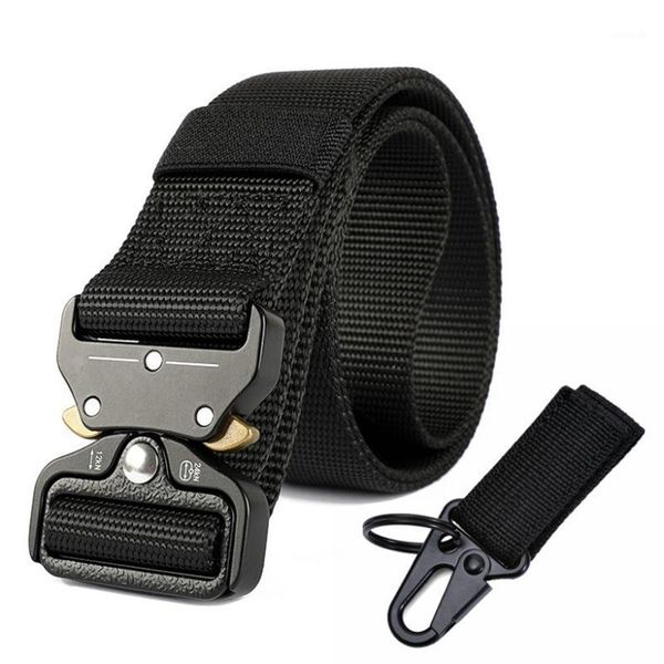 waist support tactical belt army nylon belts men's heavy duty training combat strap adjustable classic metal buckle 145cm long1, Black;gray
waist support tactical belt army nylon belts men's heavy duty training combat strap adjustable classic metal buckle 145cm long1, Black;gray