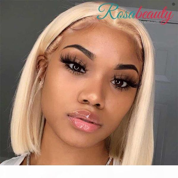 rosabeauty 13x6 613 blonde short bob lace front human hair wigs brazilian straight 613 frontal wig for black women hd full, Black;brown
rosabeauty 13x6 613 blonde short bob lace front human hair wigs brazilian straight 613 frontal wig for black women hd full, Black;brown