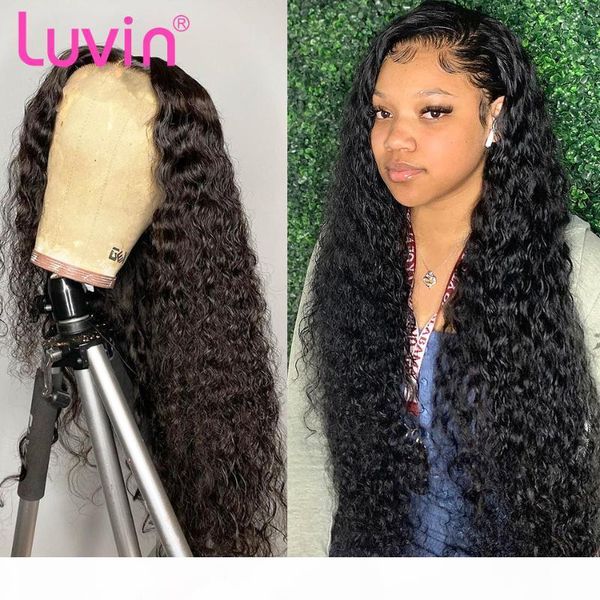 luvin 28 30 38 40 inch deep wave glueless curly lace front human hair wigs water wave black women brazilian frontal wig plucked, Black;brown
luvin 28 30 38 40 inch deep wave glueless curly lace front human hair wigs water wave black women brazilian frontal wig plucked, Black;brown