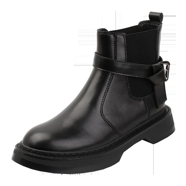 boots retro women's snow middle warm female lady casual shoes non-slip increase height slim, Black
boots retro women's snow middle warm female lady casual shoes non-slip increase height slim, Black
