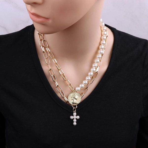 summer vintage simulated pearl statement necklace women long metal chain pendant necklace choker collar jewelry, Silver
summer vintage simulated pearl statement necklace women long metal chain pendant necklace choker collar jewelry, Silver