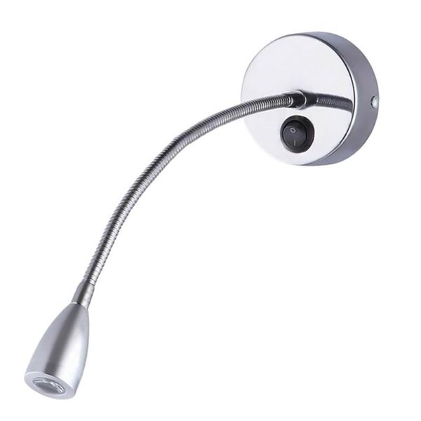 wall lamp silver flexible hose led modern 3w ac 85-265v arm light bedside reading study painting lighting
wall lamp silver flexible hose led modern 3w ac 85-265v arm light bedside reading study painting lighting