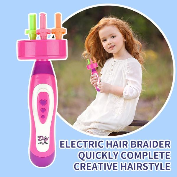 electric automatic hair braider stylish braiding hairstyle tool twist braider machine hair braid weave play house toy beauty toys gift bo
electric automatic hair braider stylish braiding hairstyle tool twist braider machine hair braid weave play house toy beauty toys gift bo