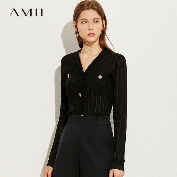 women's knits & tees amii minimalism autumn hollow out knitted women cardigan fashion slim fit single-breasted female 120303851, White
women's knits & tees amii minimalism autumn hollow out knitted women cardigan fashion slim fit single-breasted female 120303851, White