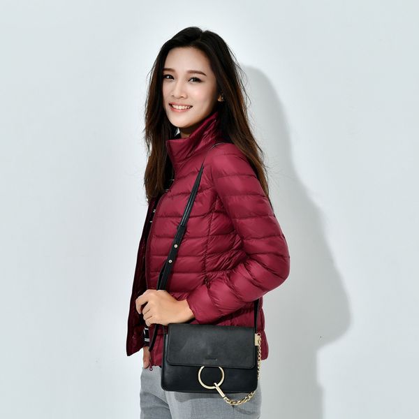 off season lightweight slim down women's large stand collar short jacket korean fashion, Black
off season lightweight slim down women's large stand collar short jacket korean fashion, Black