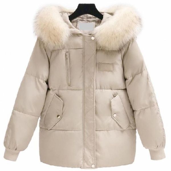 women's down & parkas junelove women short loose cotton coats winter faux fur collar warm snow jackets casual hooded korean outwears, Black
women's down & parkas junelove women short loose cotton coats winter faux fur collar warm snow jackets casual hooded korean outwears, Black