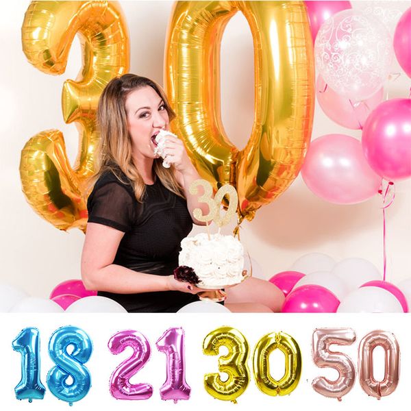 32/40 inch rose gold silver number foil balloons large helium globos birthday party wedding decorations digit figure balloon
32/40 inch rose gold silver number foil balloons large helium globos birthday party wedding decorations digit figure balloon