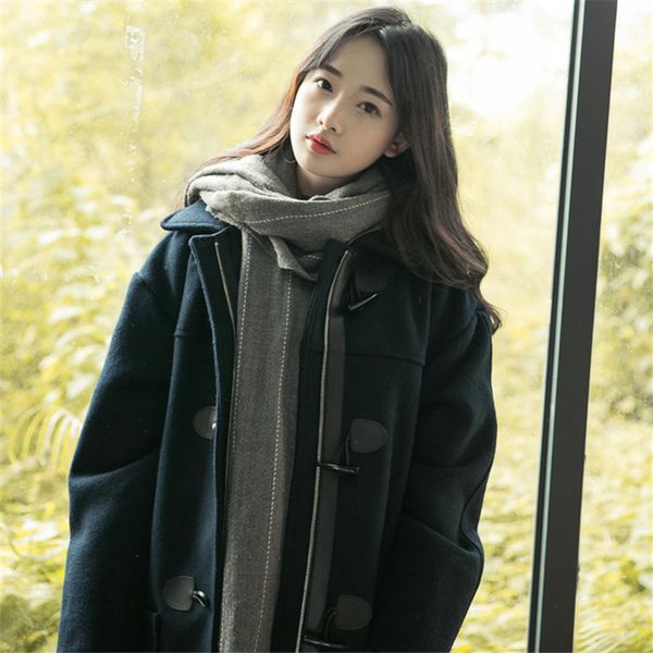 new scarves for female winter korean students to wear double-sided warm spring and autumn shawl with thickened long necks, Blue;gray
new scarves for female winter korean students to wear double-sided warm spring and autumn shawl with thickened long necks, Blue;gray