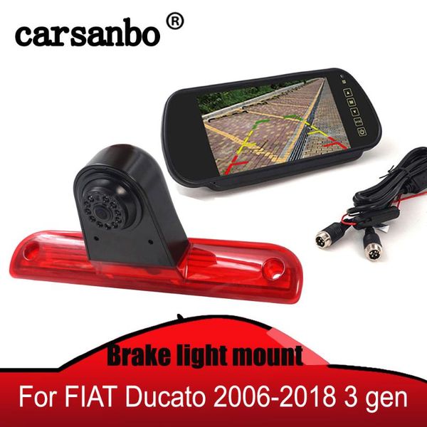 car brake light rear view camera for ducato late 2006-2020, boxer, with 7'' rearview mirror monitor optional
car brake light rear view camera for ducato late 2006-2020, boxer, with 7'' rearview mirror monitor optional