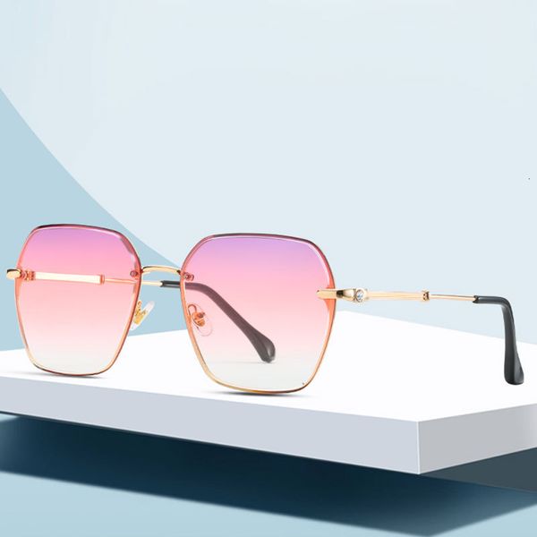new rimless cut edge sunglasses 5192 fashion box sunglasses designer aws, White;black
new rimless cut edge sunglasses 5192 fashion box sunglasses designer aws, White;black