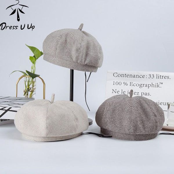 berets dressuup winter for women vintage wool knitted hats female 2021 british style beanie lady painter bonnet, Blue;gray
berets dressuup winter for women vintage wool knitted hats female 2021 british style beanie lady painter bonnet, Blue;gray