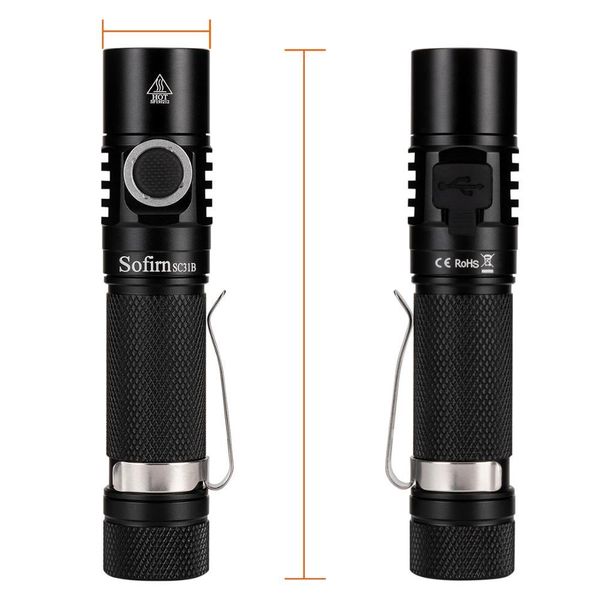 sofirn новый sc31b usb аккумуляторный светодиодный фонарик 18650 тактический usb torch sst20 1000lm 5 режимы с индикатором питания 4000k 650
sofirn новый sc31b usb аккумуляторный светодиодный фонарик 18650 тактический usb torch sst20 1000lm 5 режимы с индикатором питания 4000k 650