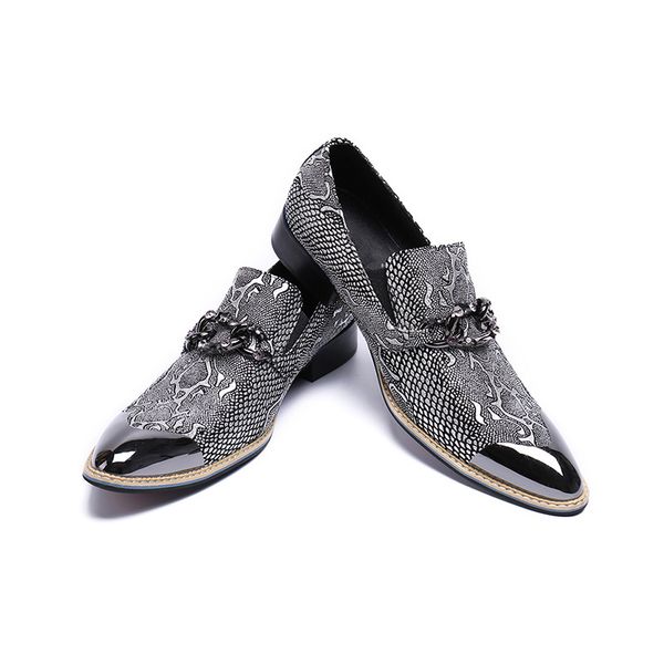 men's spring summer white embossed business leather shoes lazy sets of feet men's loafers shoes, Black
men's spring summer white embossed business leather shoes lazy sets of feet men's loafers shoes, Black