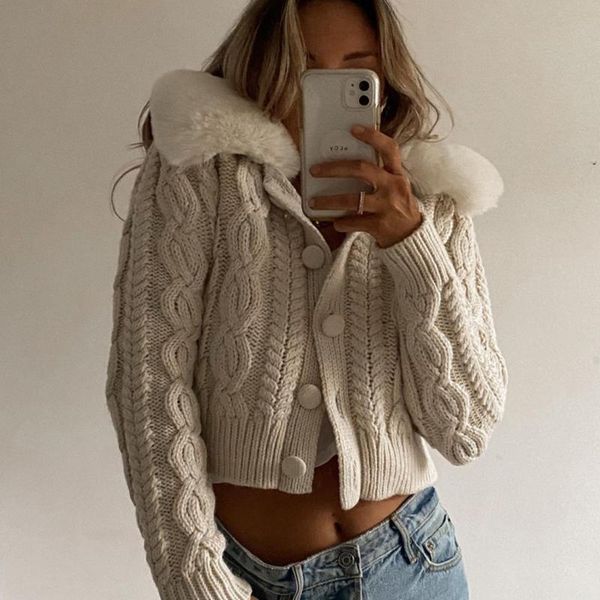 women's knits & tees y2k wool cardigan women outfits winter feather patched knitted sweater long sleeve short sweaters clothes streetwe, White
women's knits & tees y2k wool cardigan women outfits winter feather patched knitted sweater long sleeve short sweaters clothes streetwe, White