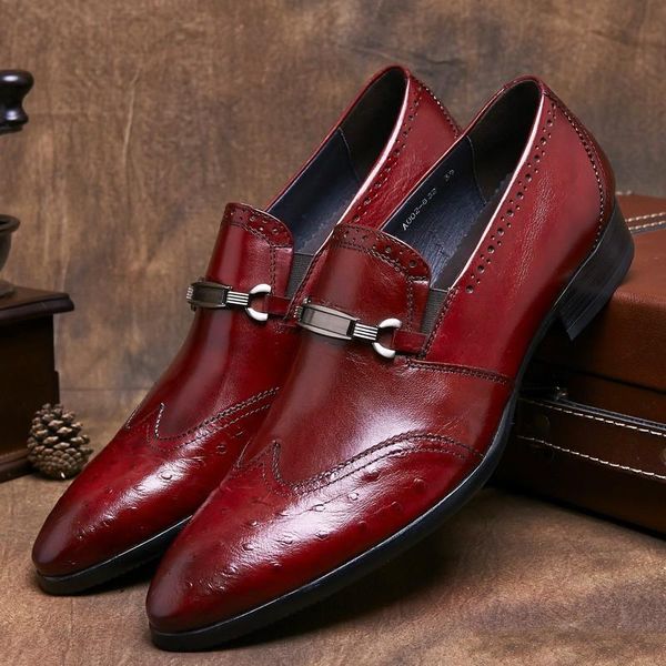 men black genuine leather shoes elegant wingtip dress shoes for men burgundy slip on suits european flats
men black genuine leather shoes elegant wingtip dress shoes for men burgundy slip on suits european flats