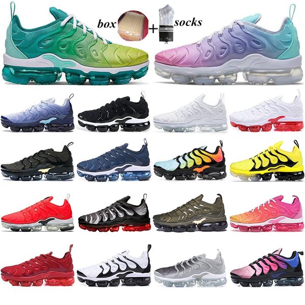 with box 2021 new tn plus running shoes triple black geometric lemon lime volt pastel sports mens woman outdoor trainers sneakers 36-45
with box 2021 new tn plus running shoes triple black geometric lemon lime volt pastel sports mens woman outdoor trainers sneakers 36-45