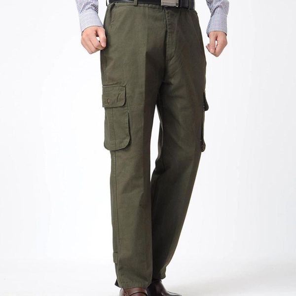 men casual pockets button zipper long straight cargo pants outdoor trousers1, Black
men casual pockets button zipper long straight cargo pants outdoor trousers1, Black