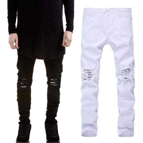men's jeans brand men's ripped skinny biker distressed frayed slim fit denim pants trousers high stretch hip hop size 27-421, Blue
men's jeans brand men's ripped skinny biker distressed frayed slim fit denim pants trousers high stretch hip hop size 27-421, Blue
