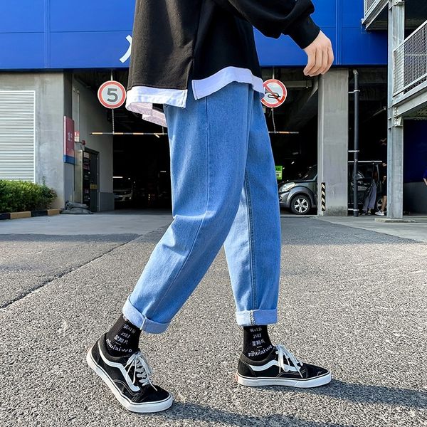 zqsxg men's men's trend and wide leg youth spring straight new capris new trend and jeans casual wide leg jeans youth spring casua, Blue
zqsxg men's men's trend and wide leg youth spring straight new capris new trend and jeans casual wide leg jeans youth spring casua, Blue