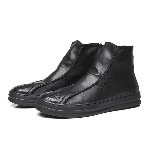 boots male with zips black mid cut ankle boots mens fashion footwear white booties round toe flats size 6-10 casual botas hombre1
boots male with zips black mid cut ankle boots mens fashion footwear white booties round toe flats size 6-10 casual botas hombre1
