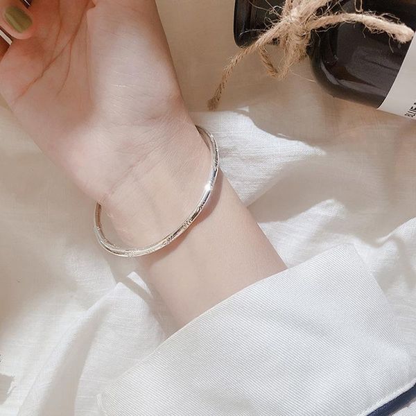 bangle bamboo leaf chic bracelet student 925 sterling silver women fashion wedding jewelry creative gifts, Black
bangle bamboo leaf chic bracelet student 925 sterling silver women fashion wedding jewelry creative gifts, Black