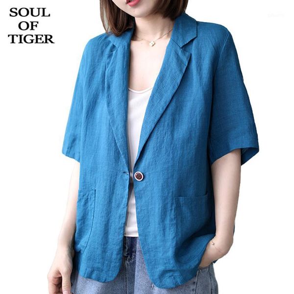 soul of tiger new 2020 summer fashion streetwear ladies linen blazers women casual oversized jackets chinese style fitness coats1, White;black
soul of tiger new 2020 summer fashion streetwear ladies linen blazers women casual oversized jackets chinese style fitness coats1, White;black