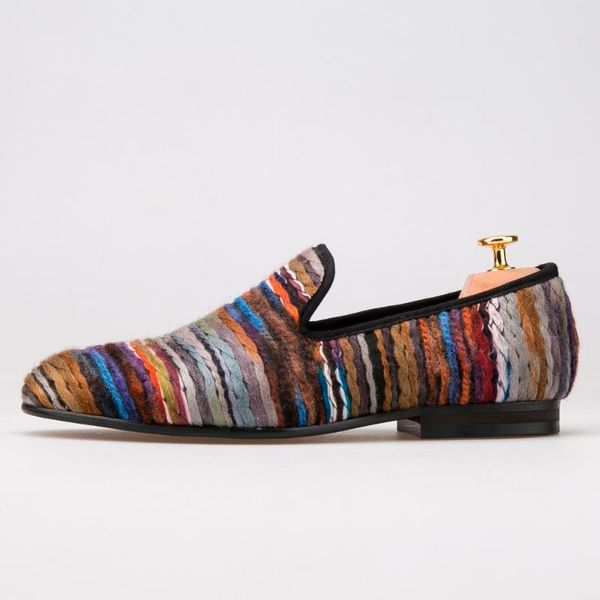 dress shoes rich color men cotton fabric retro and fashion loafers british style casual smoking slipper plus size men's flat, Black
dress shoes rich color men cotton fabric retro and fashion loafers british style casual smoking slipper plus size men's flat, Black
