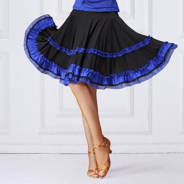 h2658 women latin dance skirt wear female square dance new style clothing girl professional performance tango dancing clothes1, Black;red
h2658 women latin dance skirt wear female square dance new style clothing girl professional performance tango dancing clothes1, Black;red