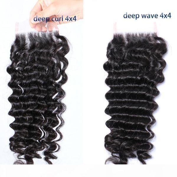 deep wave deep curly 4x4 lace closure peruvian virgin hair natural color human hair piece closure ing, Black
deep wave deep curly 4x4 lace closure peruvian virgin hair natural color human hair piece closure ing, Black